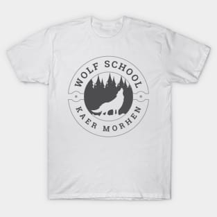 Wolf School - Kaer Morhen II - White - Fantasy T-Shirt